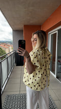 Blouse à pois