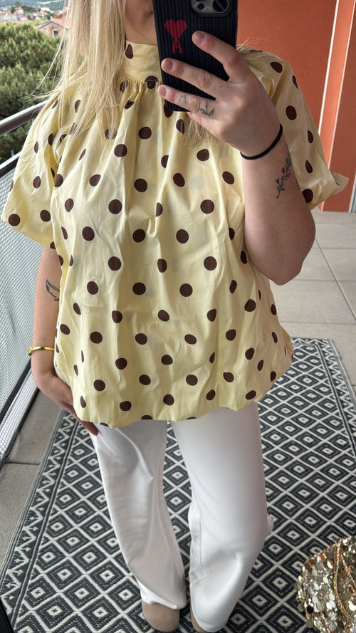Blouse à pois