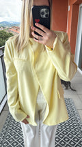 Blazer jaune pastel