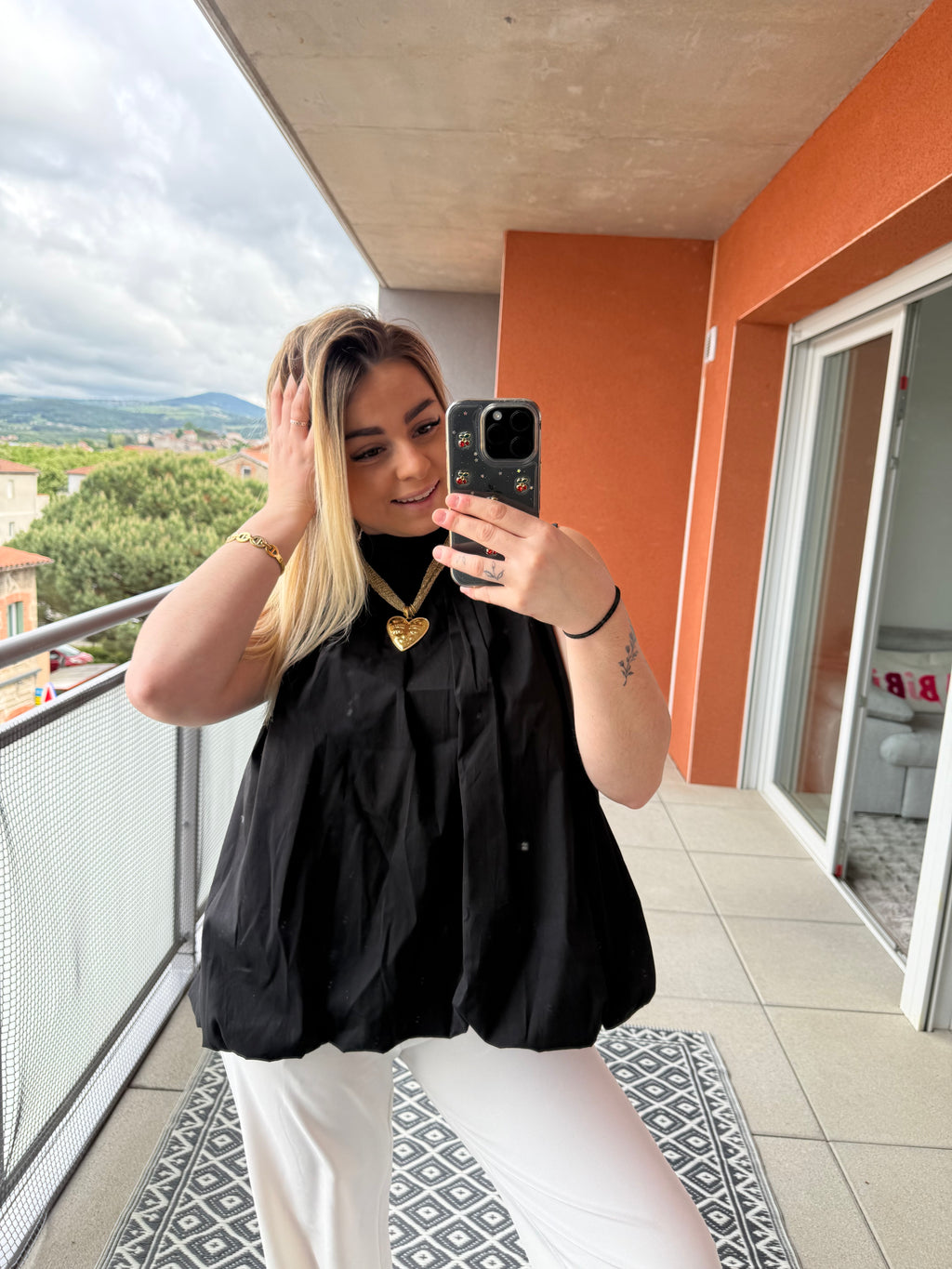 Blouse dos nu