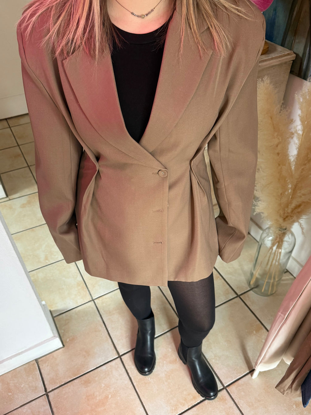 Veste de blazer cintrée