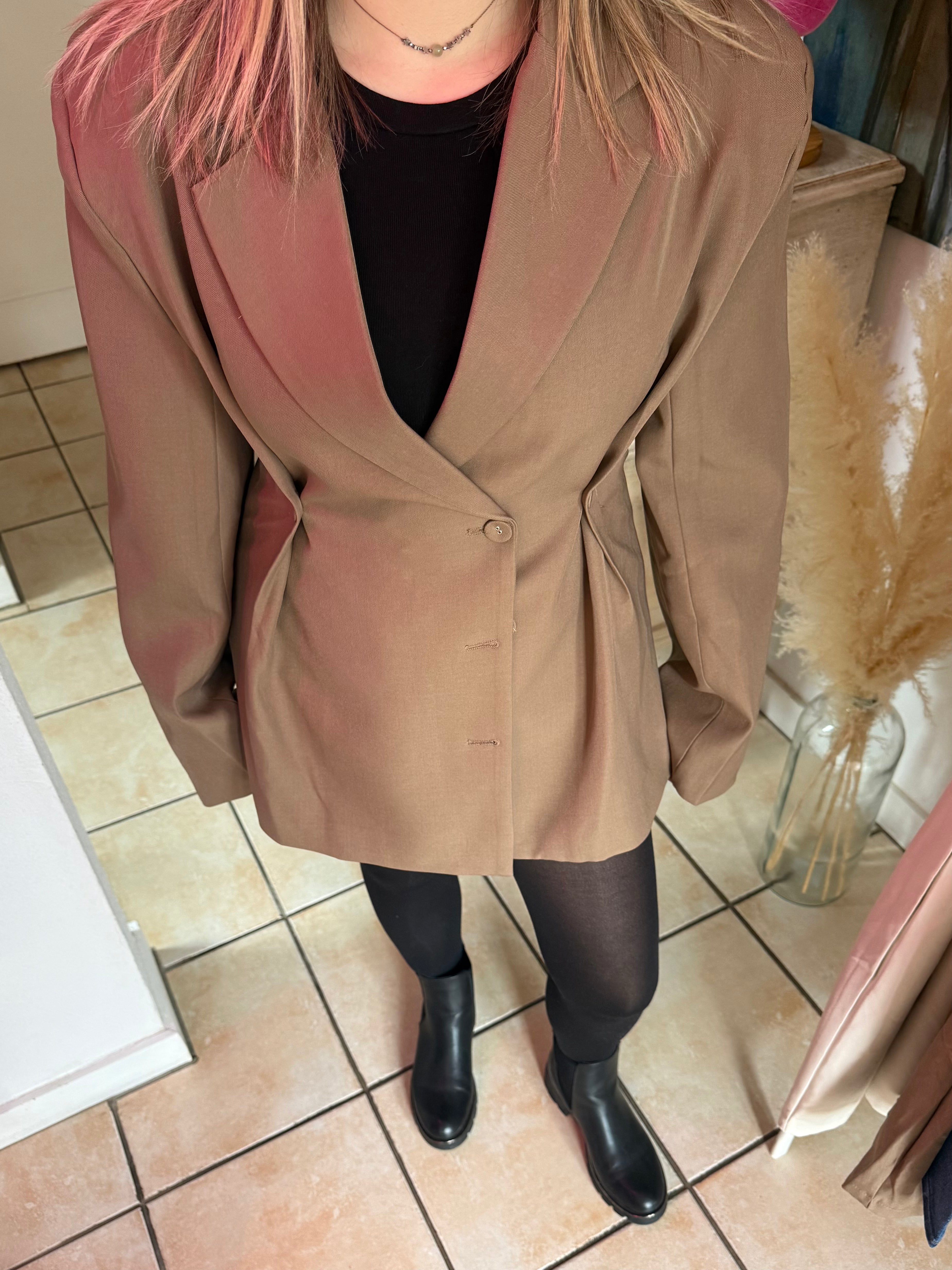 Veste de blazer cintrée