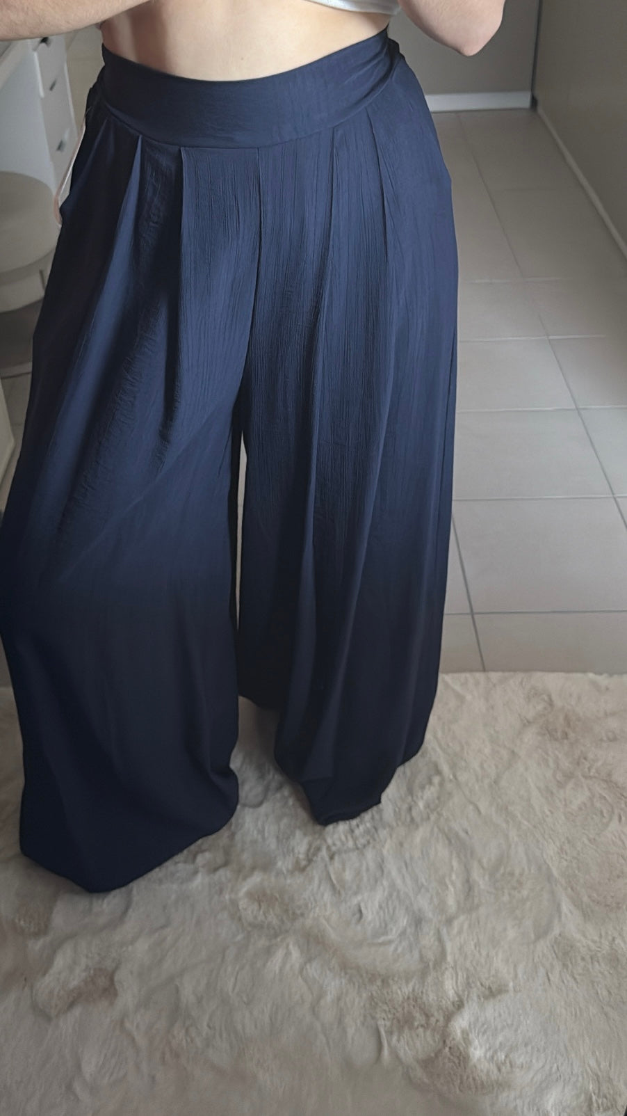Pantalon Bleu Marine
