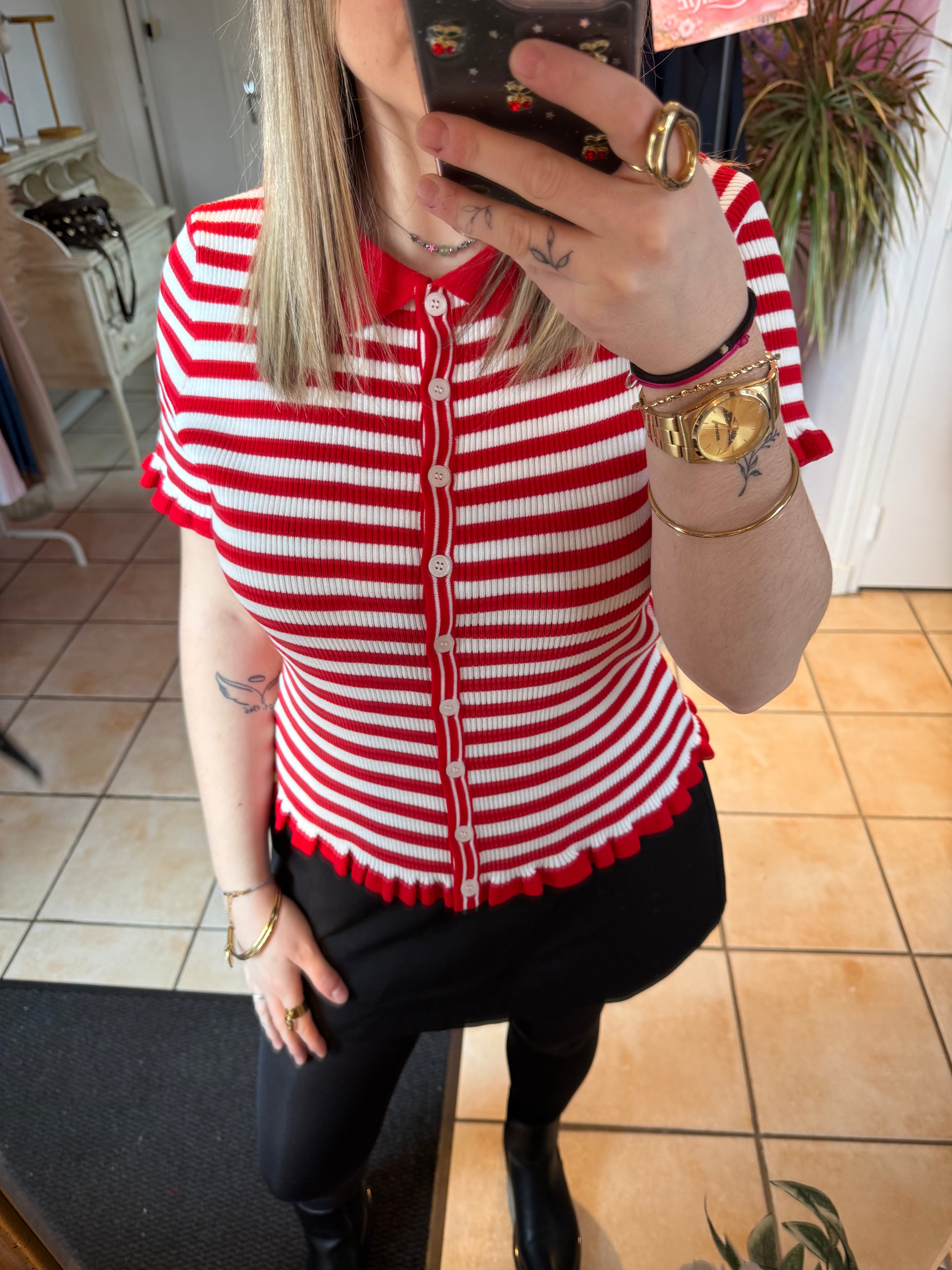T-shirt à rayures
